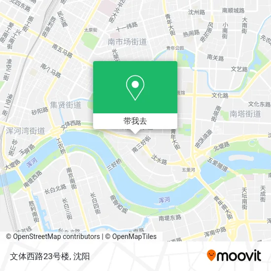 文体西路23号楼地图