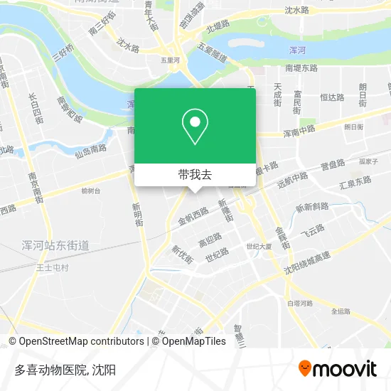 多喜动物医院地图