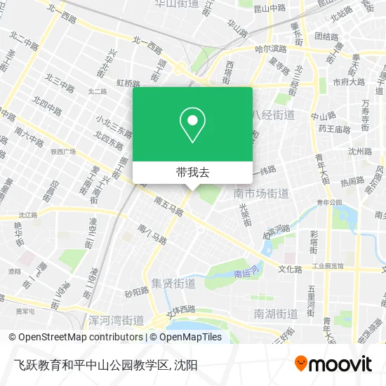 飞跃教育和平中山公园教学区地图