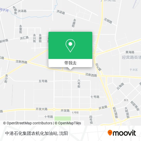 中港石化集团农机化加油站地图