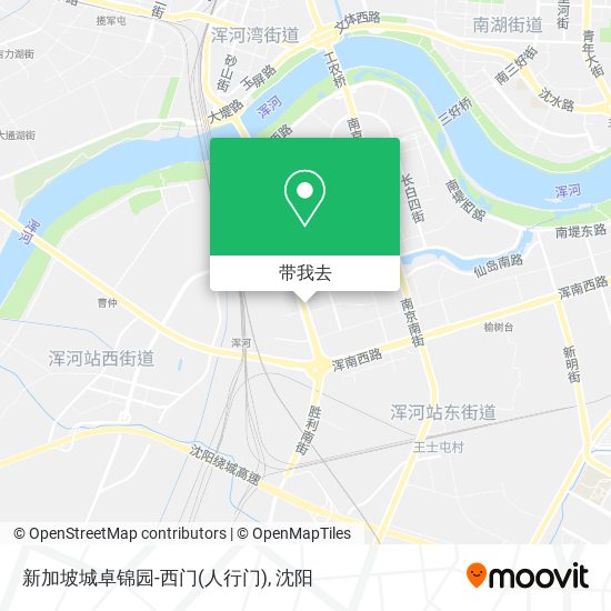 新加坡城卓锦园-西门(人行门)地图