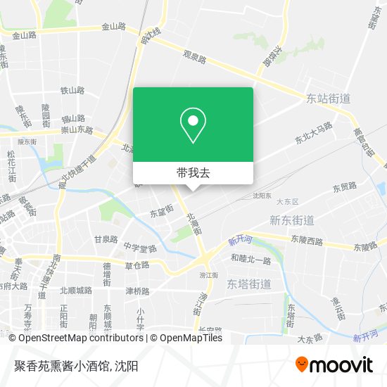 聚香苑熏酱小酒馆地图