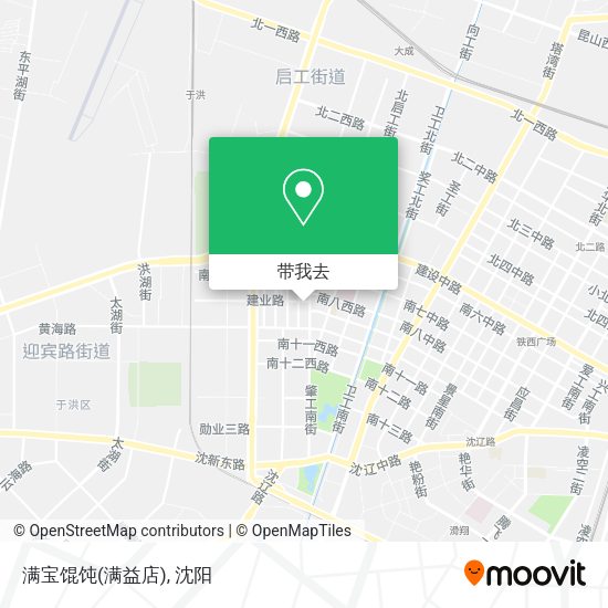 满宝馄饨(满益店)地图