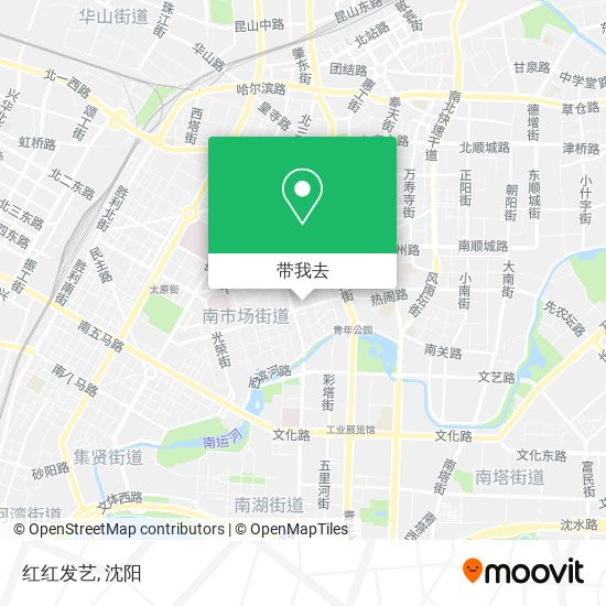 红红发艺地图