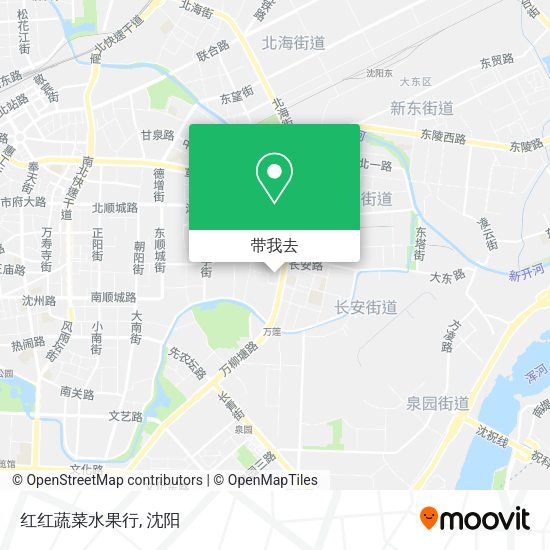红红蔬菜水果行地图