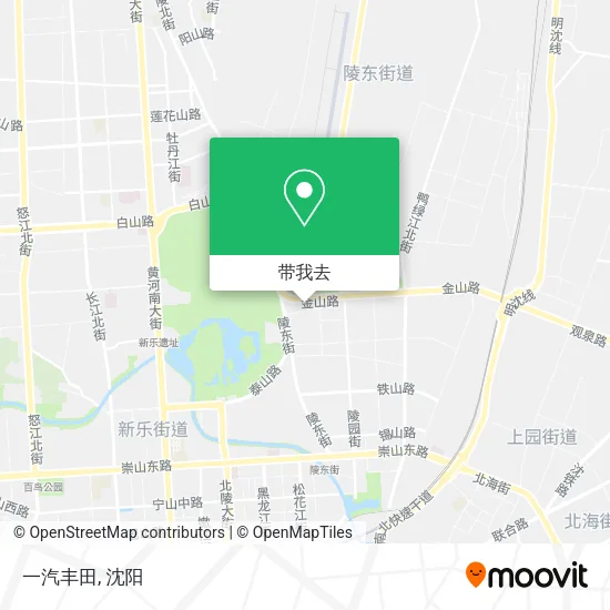 一汽丰田地图