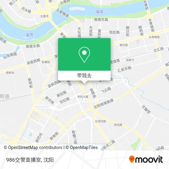 986交警直播室地图