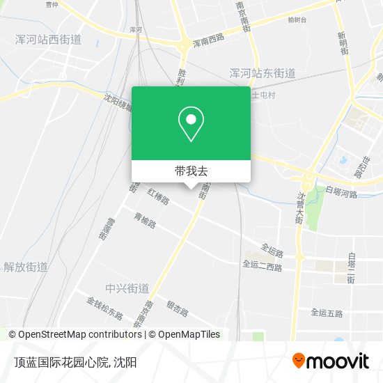 顶蓝国际花园心院地图