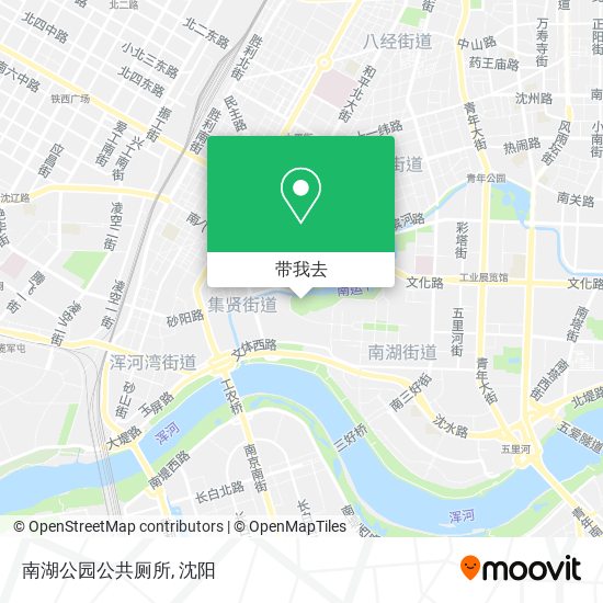 南湖公园公共厕所地图