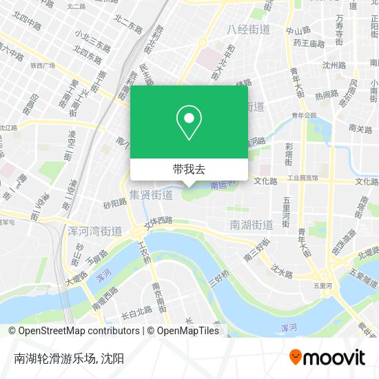 南湖轮滑游乐场地图