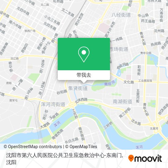 沈阳市第六人民医院公共卫生应急救治中心-东南门地图