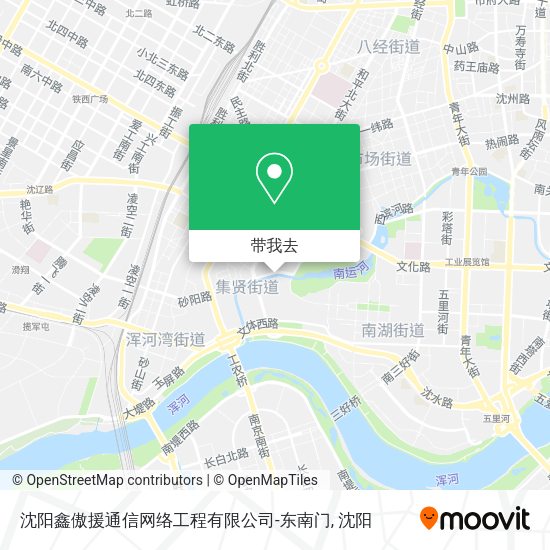 沈阳鑫傲援通信网络工程有限公司-东南门地图