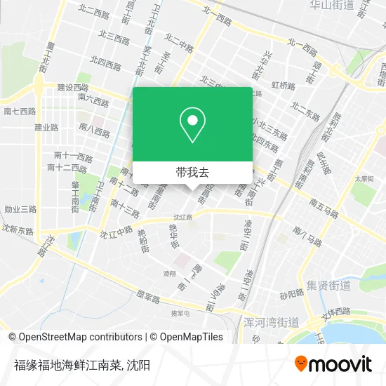 福缘福地海鲜江南菜地图