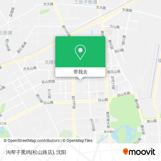 沟帮子熏鸡(松山路店)地图