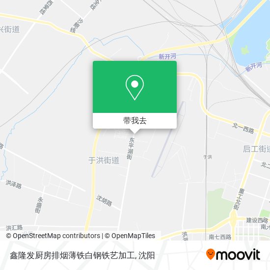 鑫隆发厨房排烟薄铁白钢铁艺加工地图