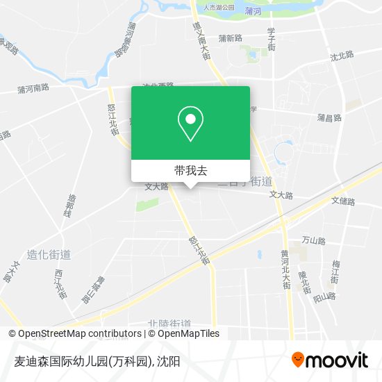 麦迪森国际幼儿园(万科园)地图