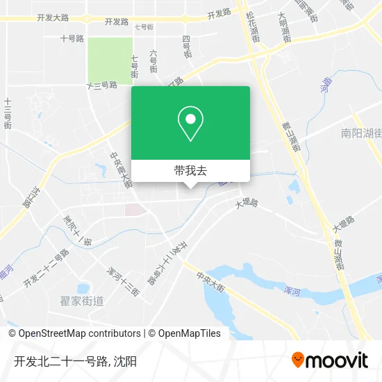 开发北二十一号路地图
