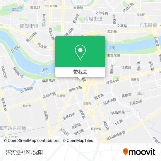 浑河堡社区地图