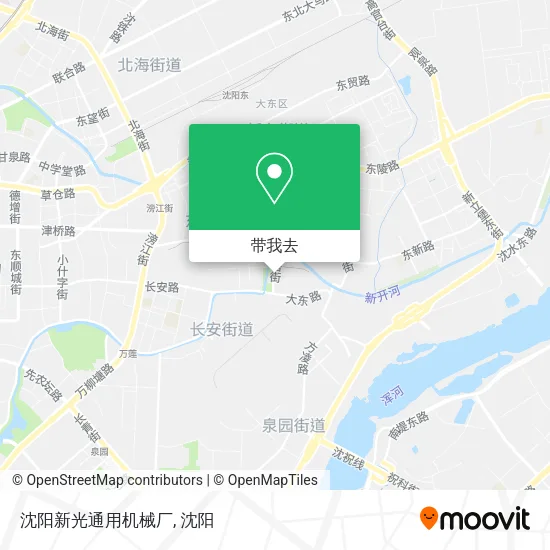 沈阳新光通用机械厂地图