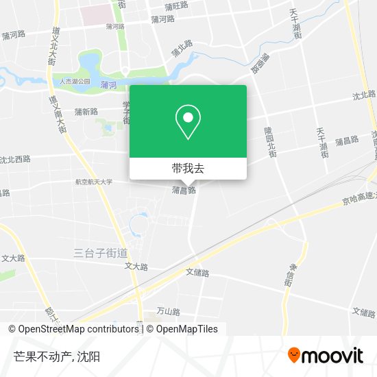 芒果不动产地图
