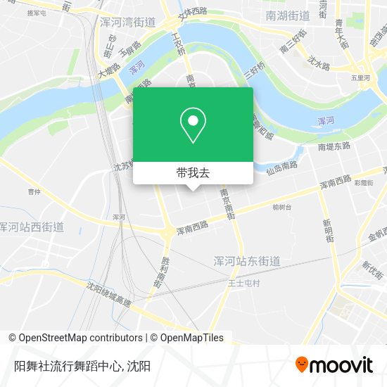 阳舞社流行舞蹈中心地图