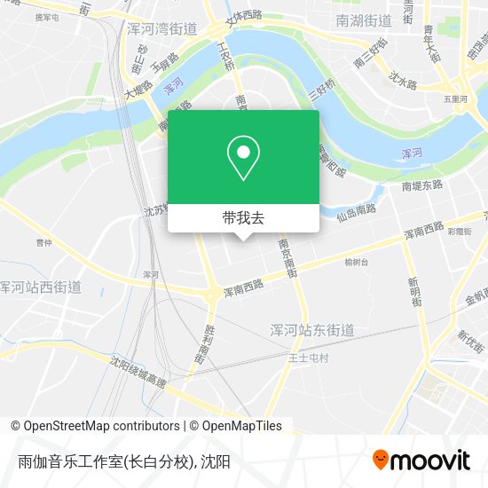 雨伽音乐工作室(长白分校)地图