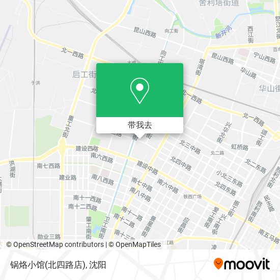 锅烙小馆(北四路店)地图