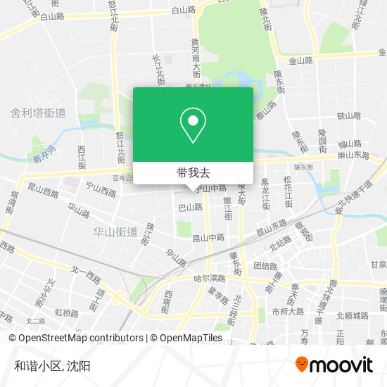 和谐小区地图