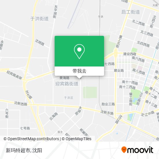 新玛特超市地图