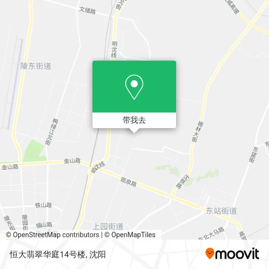 恒大翡翠华庭14号楼地图