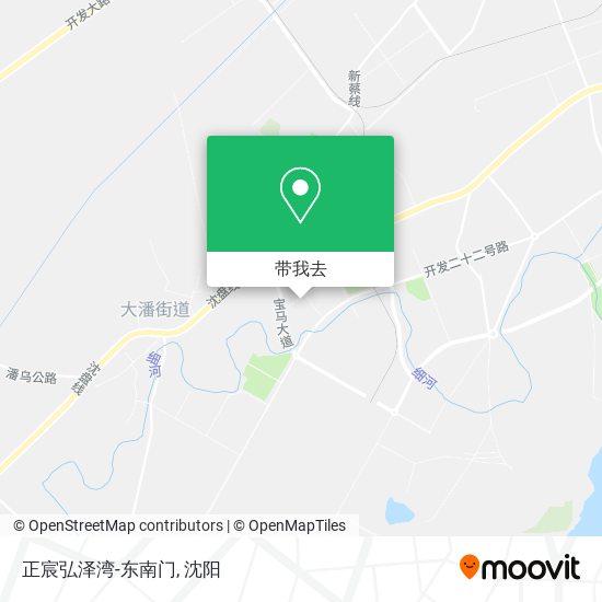正宸弘泽湾-东南门地图