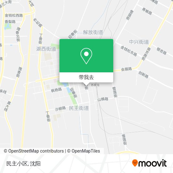 民主小区地图