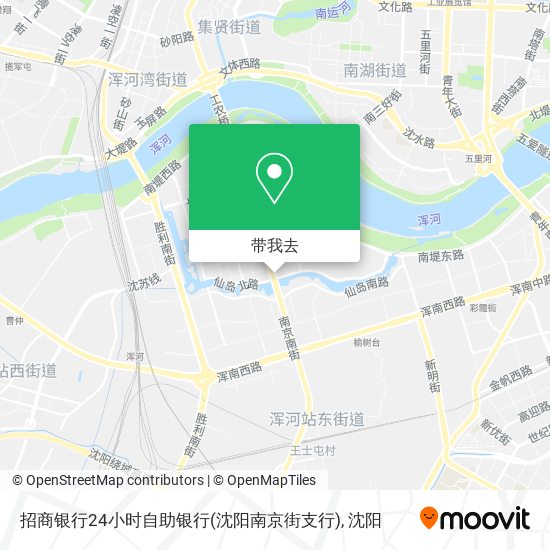 招商银行24小时自助银行(沈阳南京街支行)地图