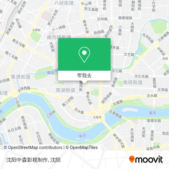 沈阳中森影视制作地图