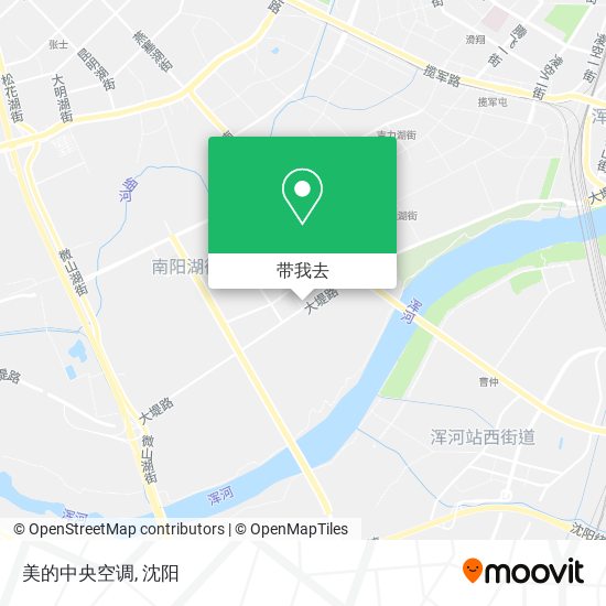 美的中央空调地图