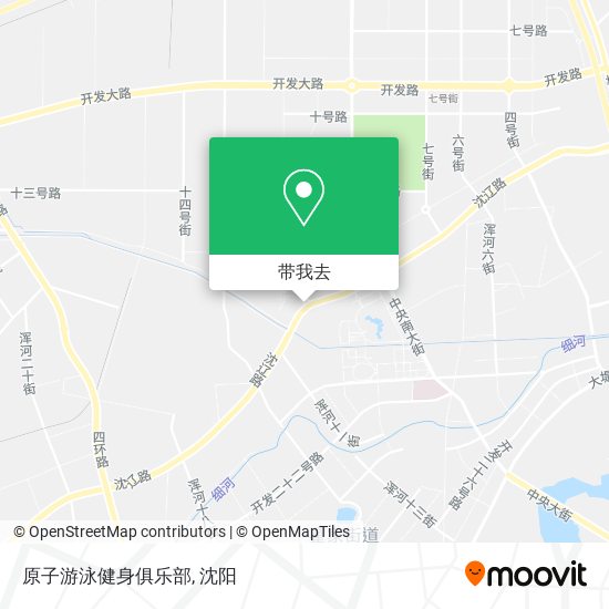 原子游泳健身俱乐部地图