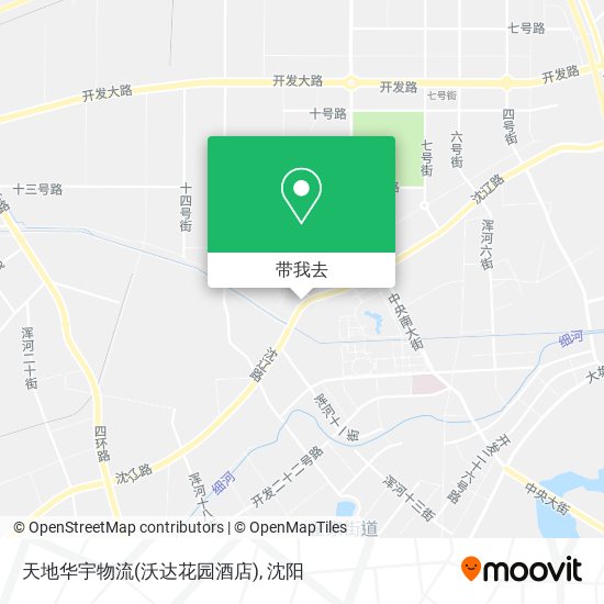 天地华宇物流(沃达花园酒店)地图