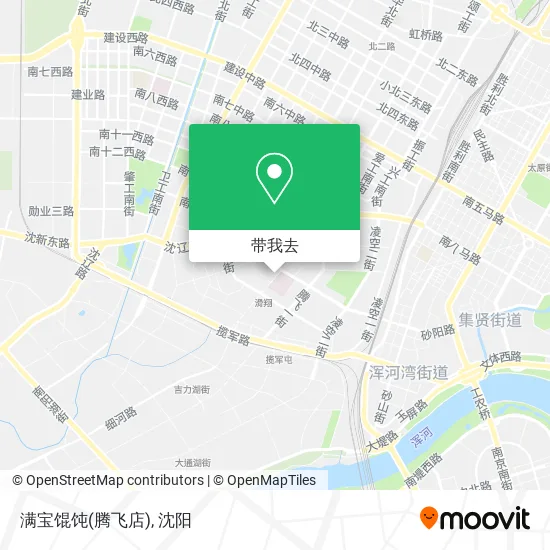 满宝馄饨(腾飞店)地图