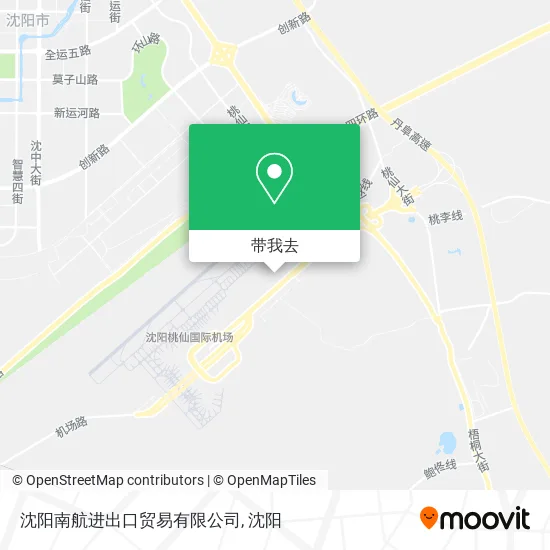 沈阳南航进出口贸易有限公司地图