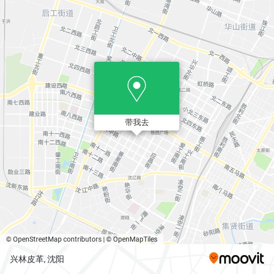 兴林皮革地图