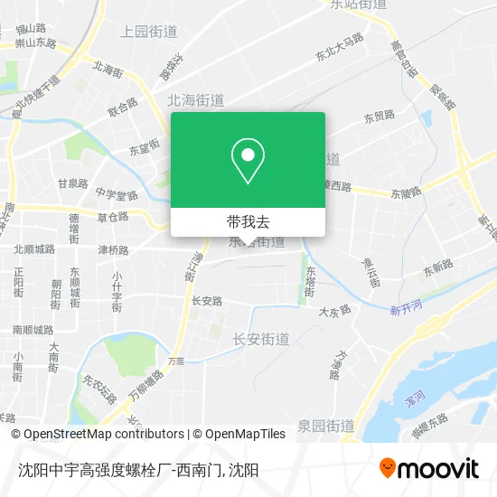 沈阳中宇高强度螺栓厂-西南门地图