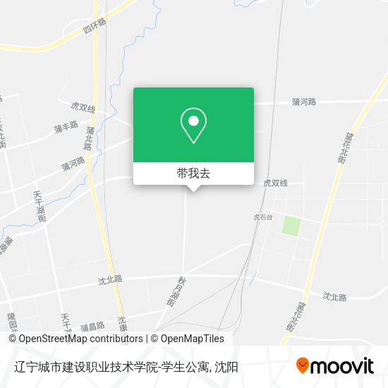 辽宁城市建设职业技术学院-学生公寓地图
