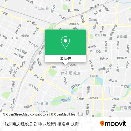 沈阳电力建设总公司(八经街)-接送点地图