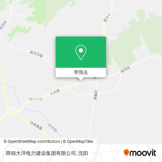 两锦大洋电力建设集团有限公司地图