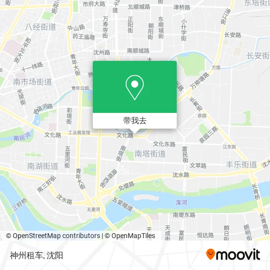 神州租车地图
