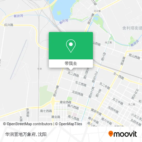 华润置地万象府地图