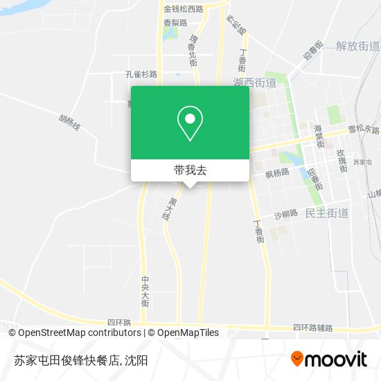 苏家屯田俊锋快餐店地图
