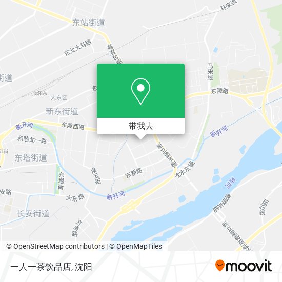 一人一茶饮品店地图