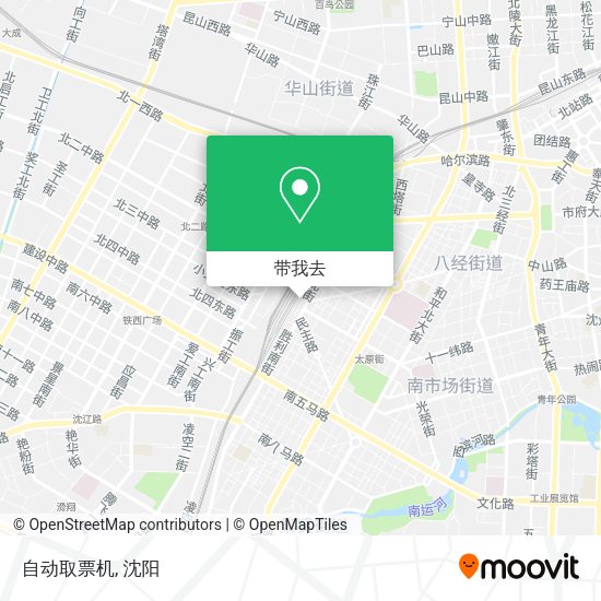 自动取票机地图