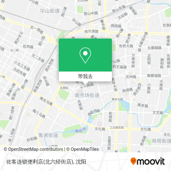 佐客连锁便利店(北六经街店)地图